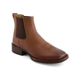 NEW FORASTERO men's genuine leather chelsea boot in brown